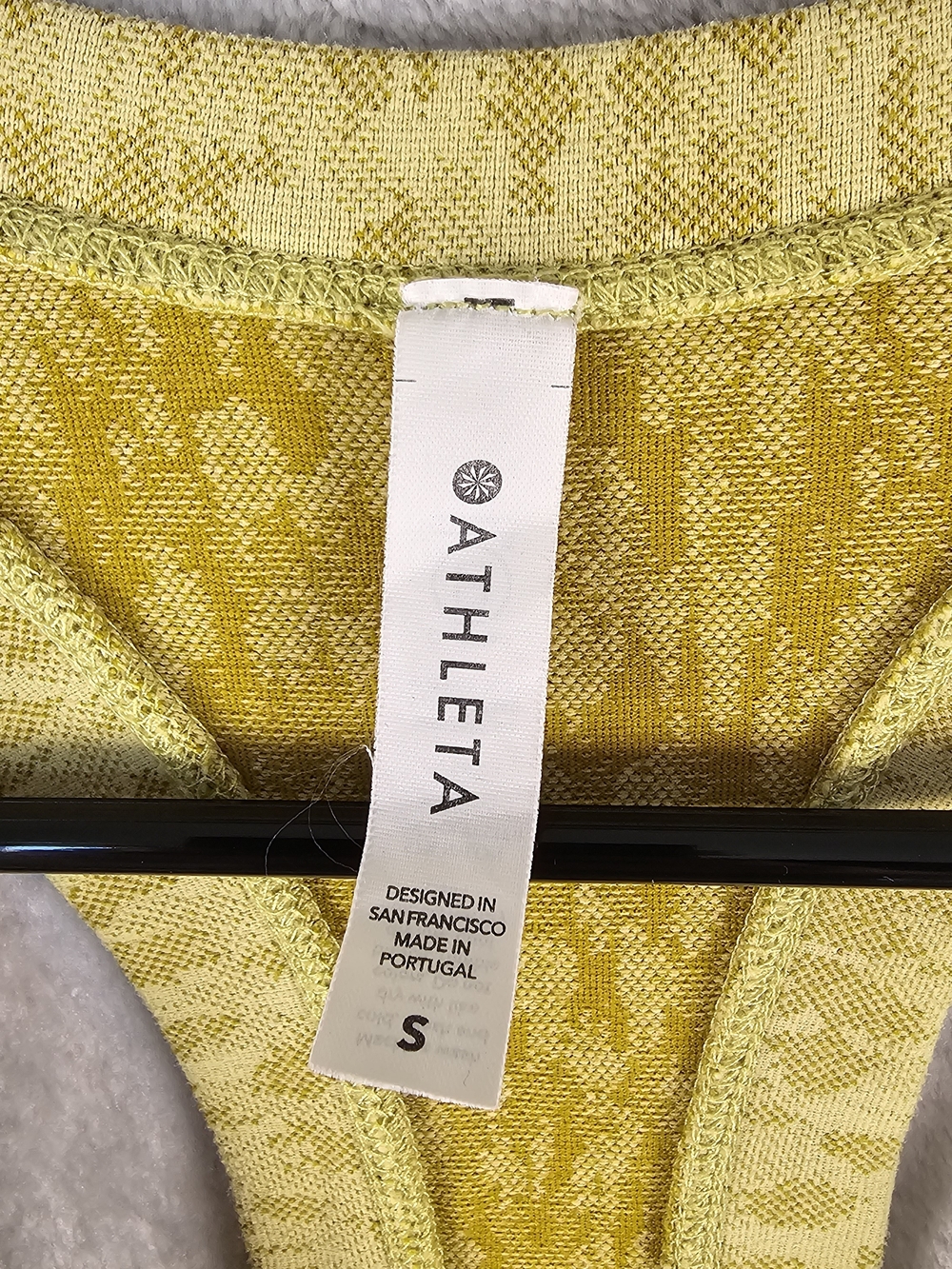 Athleta Sz. Small Women's Racerback Tank Top Athletic Camo Athleisure Gym Yoga - Picture 3 of 6